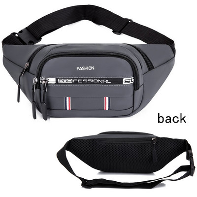 Kültéri deréktáska vízálló deréktáska futó kocogó övtáska cipzáras Fanny Pack mobiltelefon táska Oxford szövet melltáska