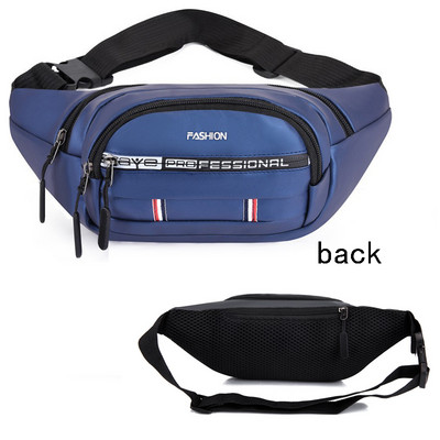 Kültéri deréktáska vízálló deréktáska futó kocogó övtáska cipzáras Fanny Pack mobiltelefon táska Oxford szövet melltáska