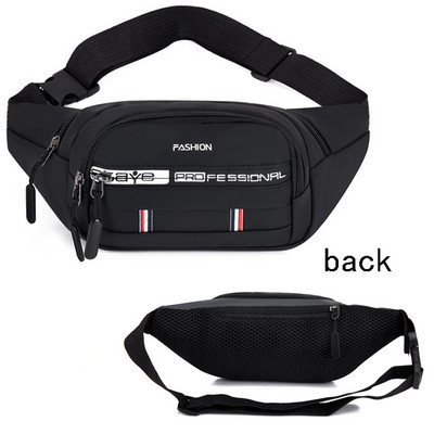 Kültéri deréktáska vízálló deréktáska futó kocogó övtáska cipzáras Fanny Pack mobiltelefon táska Oxford szövet melltáska