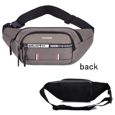 Kültéri deréktáska vízálló deréktáska futó kocogó övtáska cipzáras Fanny Pack mobiltelefon táska Oxford szövet melltáska