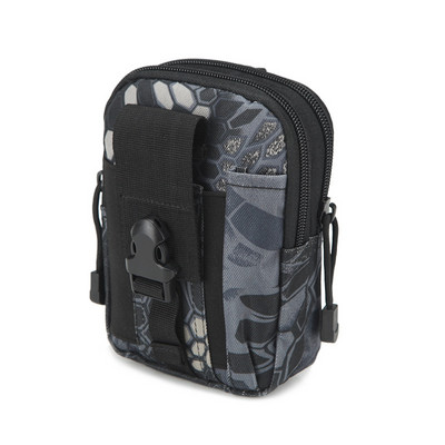Мъжки тактически Molle Pouch Belt Waist Pack Bag Small Pocket Military Waist Pack Running Pouch Travel Camping Bags Soft Back