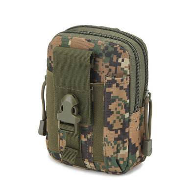 Мъжки тактически Molle Pouch Belt Waist Pack Bag Small Pocket Military Waist Pack Running Pouch Travel Camping Bags Soft Back