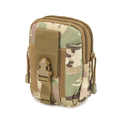 Мъжки тактически Molle Pouch Belt Waist Pack Bag Small Pocket Military Waist Pack Running Pouch Travel Camping Bags Soft Back