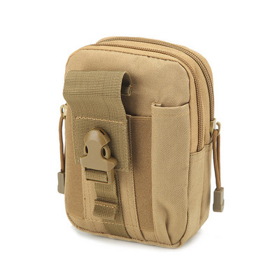 Мъжки тактически Molle Pouch Belt Waist Pack Bag Small Pocket Military Waist Pack Running Pouch Travel Camping Bags Soft Back