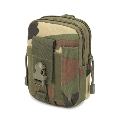 Мъжки тактически Molle Pouch Belt Waist Pack Bag Small Pocket Military Waist Pack Running Pouch Travel Camping Bags Soft Back