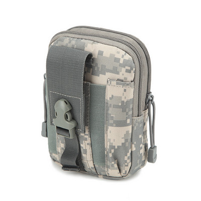 Мъжки тактически Molle Pouch Belt Waist Pack Bag Small Pocket Military Waist Pack Running Pouch Travel Camping Bags Soft Back