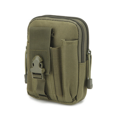 Мъжки тактически Molle Pouch Belt Waist Pack Bag Small Pocket Military Waist Pack Running Pouch Travel Camping Bags Soft Back