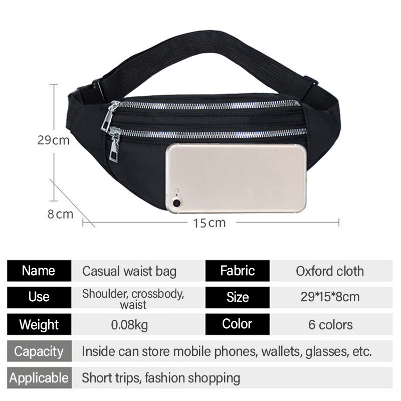 Fanny Pack femei la modă talie ocazional crossbody piept genți unisex șold bum geantă de călătorie impermeabilă curea geantă sport buzunar