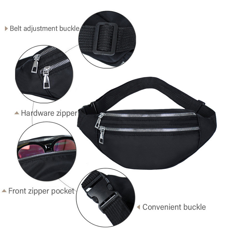 Fanny Pack femei la modă talie ocazional crossbody piept genți unisex șold bum geantă de călătorie impermeabilă curea geantă sport buzunar
