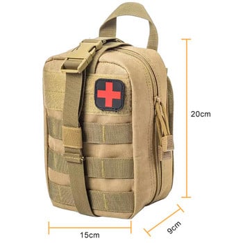 Тактически комплекти за първа помощ Военна медицинска чанта Molle Army Camping Survival Molle EDC Pouch Tool Лов на открито Спешна камуфлажна чанта