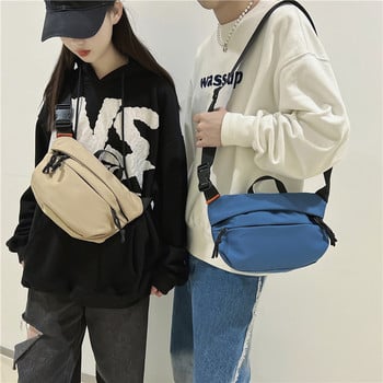 Модна нова чанта за кръста Унисекс Street Hip-Hop Fanny Pack Chest Pack Висококачествена найлонова чанта за колан Дамски дизайнерски чанти за рамо