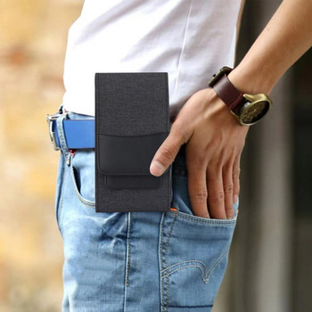 Κάλυμμα θήκης για ανδρικό πορτοφόλι τσέπης για τσάντα μέσης Universal Θήκη για ζώνη για κάρτα