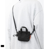 Retro válltáskák Férfi Nylon cipzáras futótáska Női Kis szabadtéri utazási kempingtáskák Vintage alkalmi érme pénztárca