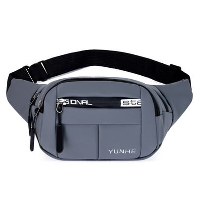 Geantă de talie în aer liber Geantă de talie impermeabilă pentru alergare, jogging, curea, husă, cu fermoar, geantă pentru telefon mobil, geantă pentru piept din pânză Oxford