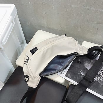 Унисекс найлонови чанти за кръста Улична хип-хоп чанта за колан Пакет за телефон Нова чанта за гърдите с голям капацитет Чанти за рамо Модни тенденции Пакети за кръста