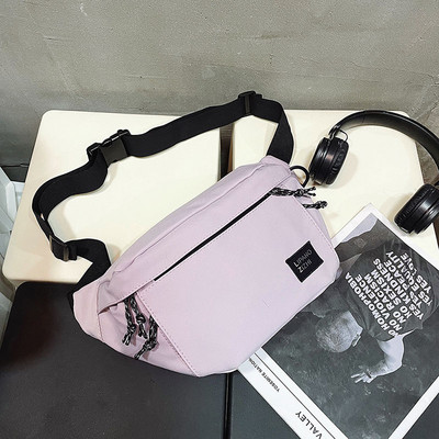 Unisex Nylon τσάντες μέσης Street Hip hop τσάντα για τη μέση Τηλεφωνικό πακέτο Νέα τσάντα στήθους υψηλής χωρητικότητας Τσάντες ώμου Fashion trend Πακέτα μέσης