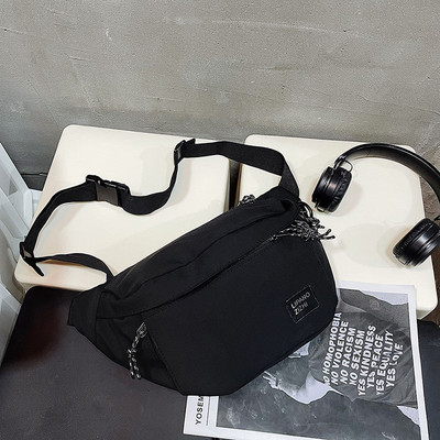 Unisex Nylon τσάντες μέσης Street Hip hop τσάντα για τη μέση Τηλεφωνικό πακέτο Νέα τσάντα στήθους υψηλής χωρητικότητας Τσάντες ώμου Fashion trend Πακέτα μέσης