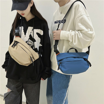 Унисекс чанти за кръста Street Hip-Hop Fanny Chest Pack Качествена найлонова коланна чанта за рамо Crossbody Чанта Модна мъжка чанта за кръст Нова