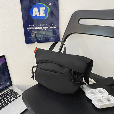 Uniszex deréktáskák Utcai hip-hop Fanny mellkasi csomag minőségi nylon övtáska válltáska, divatos férfi mellkasi táska új