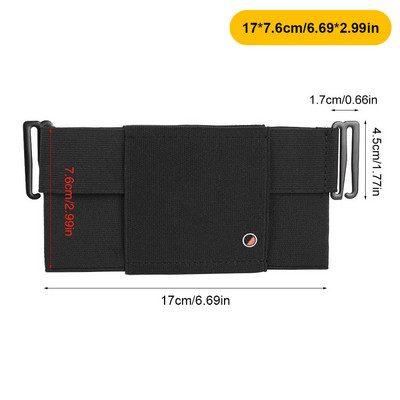 Neredzams maka jostas somas jostas maisiņš Pārnēsājams maisiņš karšu glabāšanas soma vīriešiem sievietēm pases turētāja organizētāji medības ārā