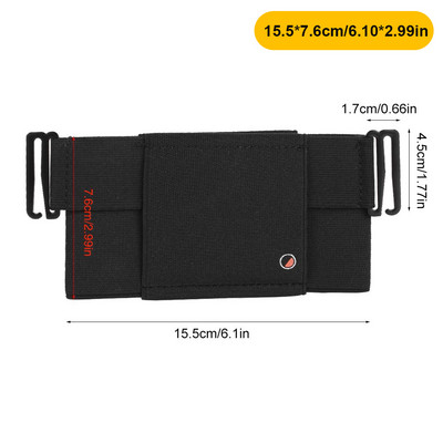 Neredzams maka jostas somas jostas maisiņš Pārnēsājams maisiņš karšu glabāšanas soma vīriešiem sievietēm pases turētāja organizētāji medības ārā