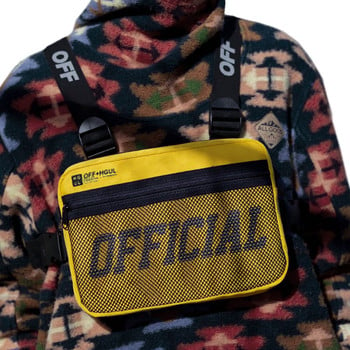 2022 Модни улични мъжки хип-хоп чанта за гърди Тактически две презрамки Чанти за гърди Модерен стил Правоъгълна чанта за гърди Utility Pack
