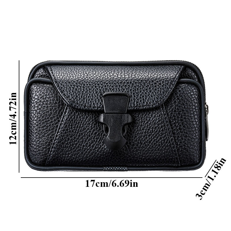 Geantă vintage din piele PU, unisex, centură sport, centură de șold, cu buclă, portofel, bărbați, femei, suport pentru telefon, posetă ușor de transportat.