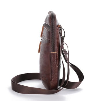 Мъжки чанти за кръста от естествена кожа Чанти за телефон Чанти за кръст Мъжка малка чанта за колан през рамо 2021 г. Дизайнерски чанти през рамо