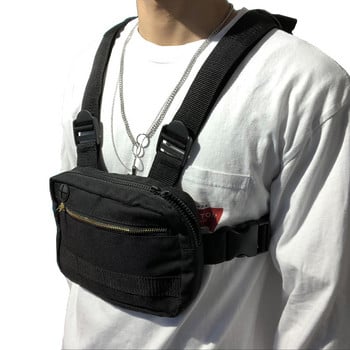 Мъжка хип-хоп чанта за ракла Outdoor Oxford Tactical Streetwear Vest Chest Rig Bags Женска функционална жилетка Chest Utility Pack G108