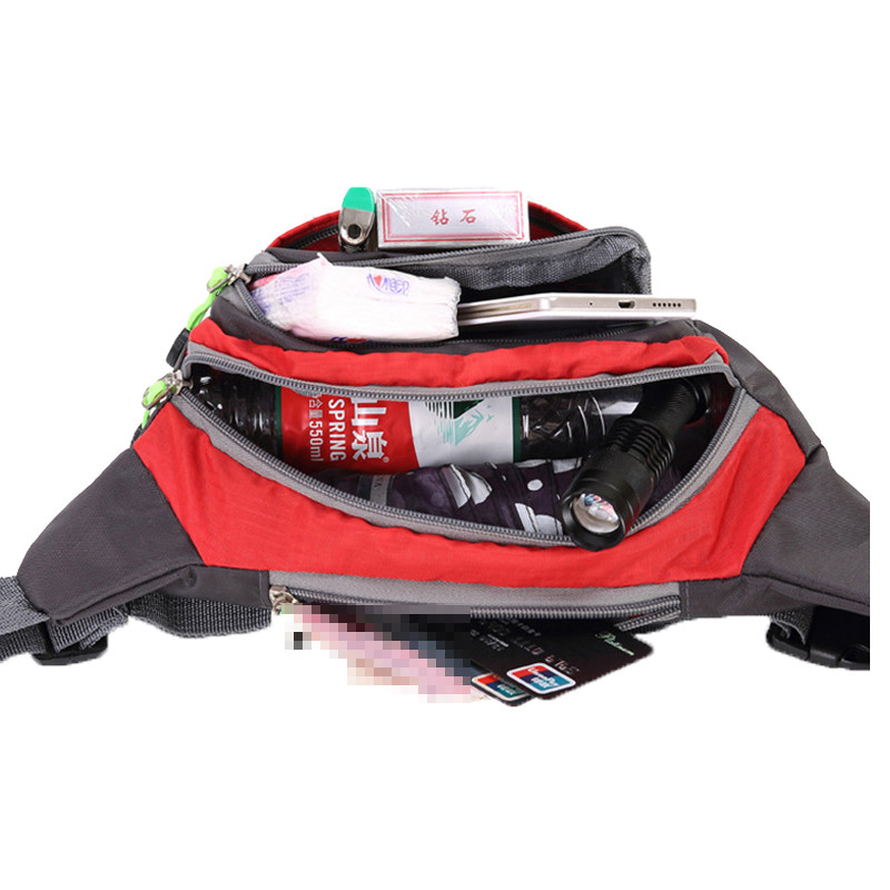 YoReAi utazó deréktáska cipzáras kültéri sport válltáska férfi és női vízálló divat nagy kapacitású, állítható