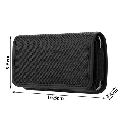 Vīriešu Oksfordas vidukļa soma Universālā bagāžas soma Mobilā telefona maciņa turētājs Jostas somas futrālis Daudzfunkcionāls vidukļa somas tālruņa vāciņš