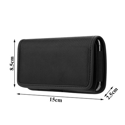 Vīriešu Oksfordas vidukļa soma Universālā bagāžas soma Mobilā telefona maciņa turētājs Jostas somas futrālis Daudzfunkcionāls vidukļa somas tālruņa vāciņš