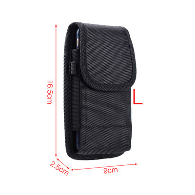 Vīriešu Oksfordas vidukļa soma Universālā bagāžas soma Mobilā telefona maciņa turētājs Jostas somas futrālis Daudzfunkcionāls vidukļa somas tālruņa vāciņš