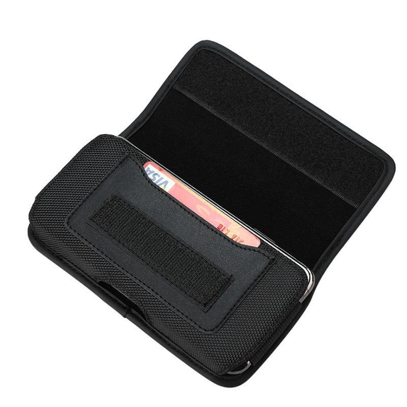 Vīriešu Oksfordas vidukļa soma Universālā bagāžas soma Mobilā telefona maciņa turētājs Jostas somas futrālis Daudzfunkcionāls vidukļa somas tālruņa vāciņš