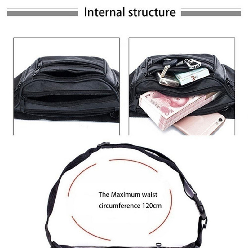 1kom oko struka Muška torba za slobodno vrijeme Putna torbica Vodootporni remen Patent zatvarač Taktički Sport na otvorenom Fanny Višenamjenski džep za telefon