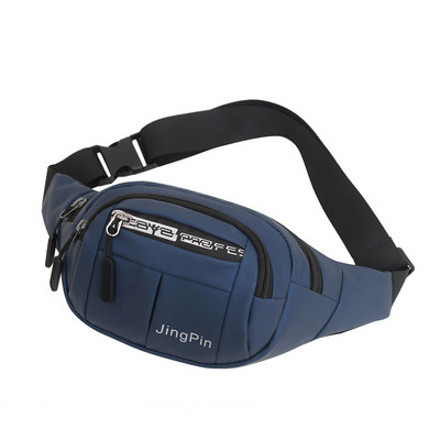 Āra vidukļa soma Ūdensnecaurlaidīga jostas soma skriešanas jostas soma ar rāvējslēdzēju Fanny Pack mobilā tālruņa soma Oksfordas auduma krūšu soma