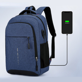 Ултра лека мъжка водоустойчива раница USB зареждане Bagpack Гръбна чанта за мъжка раница Мъжка стилна раница Ежедневна раница