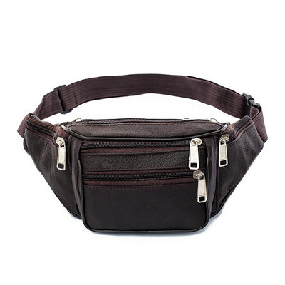 New Hot Style Férfi bőr alkalmi Fanny Pack deréköv táska pénztárca csípőtáska utazási sport derékcsomagok