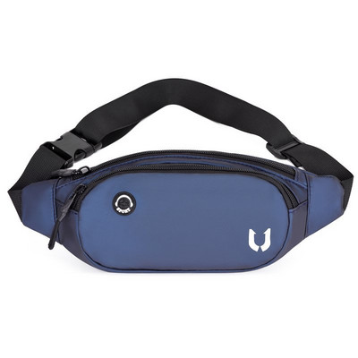 Vīriešu neilona melnas vidukļa somas Fanny Pack Boy Drop Leg Bags Gurnu jostas soma Ceļojuma soma Motocikla krustojuma soma sievietēm