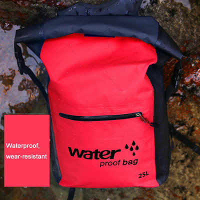 25L āra sauss ūdensnecaurlaidīgs maiss sauss mugursoma maiss spainis peldošs sauss uzglabāšanas somas laivošanai makšķerēšana plostā peldēšana smaiļošana