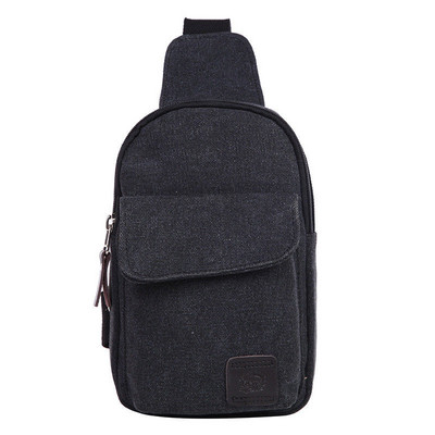 Karsta vīriešu maza krūšu stropu soma audekls ceļojumu pārgājieni ikdienas rāvējslēdzēja šķērsgriezuma ķermeņa Messenger plecu mugursoma maza