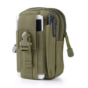 Мъжка чанта за колан Molle Durable Waist Pack Спорт Спорт на открито Къмпинг Пътуване Бягане Малък джоб Военна чанта за телефон Тактическа