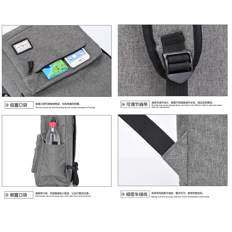 Divat Férfi hátizsák Új Tolvajellenes Férfi Hátizsák Utazó Laptop Hátizsák Férfi Iskolatáska Fiúnak Iskolatáska Hátizsák Hátizsák