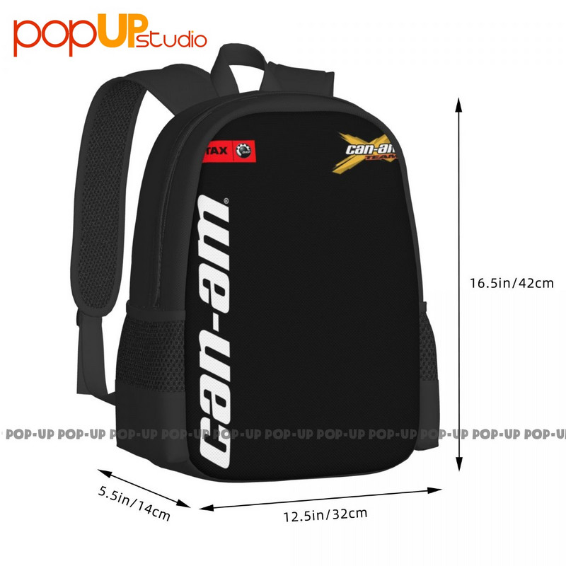 Can Am Team Brp Rotax Racing Go Fas hátizsák nagy kapacitású utazási edzés 3D nyomtatás többfunkciós