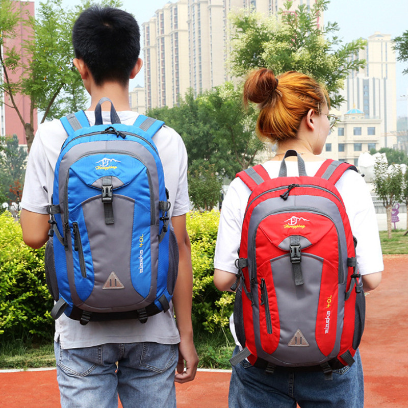 Нова 40L раница с голям капацитет Мъжка и дамска чанта за планинарство на открито Спортна ученическа чанта Раница за свободното време
