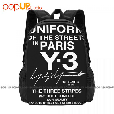 Yohji Yamamoto Of The Streets In Paris 15ο Σακίδιο πλάτης Μεγάλης χωρητικότητας Τσάντα για γυμναστήριο