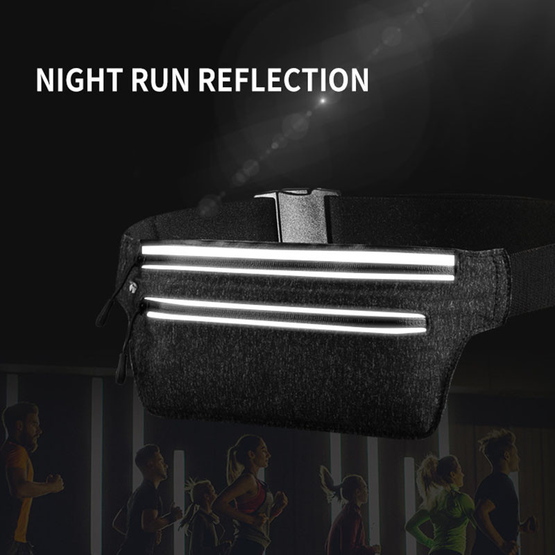 Férfi Szabadtéri Sport Vízálló Fanny Pack Női Futótáska Könnyű, lélegző telefontároló deréktáska Utazós rejtett övtáska