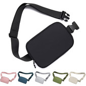 Mini moteriškas juosmens krepšys su reguliuojamu dirželiu bėgimui, kelionėms, važinėjimui dviračiu lauke, apsipirkimui, madingas vandeniui atsparus juosmens paketas