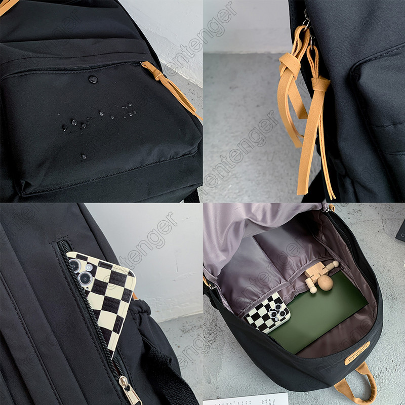 Mehed, naised, Harajuku kooli seljakott, naisterahvas, lahe veekindel reisikott, poiss, ühevärviline seljakott Naistele armsad tudengikotid