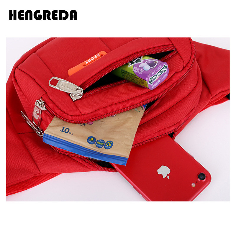 Sieviešu vidukļa soma Fanny Bag, vairākas funkcijas, gurnu bum krūšu kurvja muguras somas ar regulējamu jostas siksnu vīriešiem, sievietēm piemērots 6" P